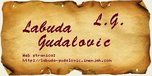 Labuda Gudalović vizit kartica